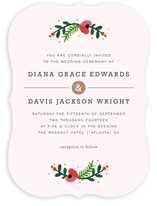 Simple Flora Wedding Invitations
