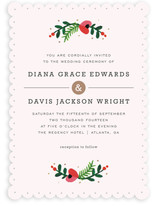 Simple Flora Wedding Invitations