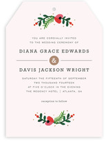 Simple Flora Wedding Invitations