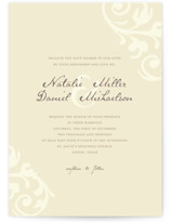 Elegant Flourish Wedding Invitations