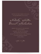 Elegant Flourish Wedding Invitations