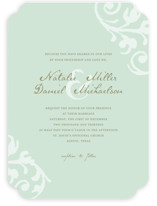 Elegant Flourish Wedding Invitations