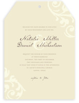 Elegant Flourish Wedding Invitations