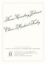 float + dotted delight Wedding Invitations