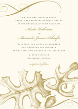 Autumnal Leaf Wedding Invitations, by pottsdesign