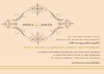 French Vintage Wedding Invitations, by Annie Clark