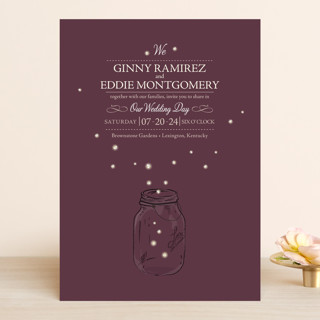 fireflies Wedding Invitations