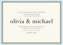 float + framed Wedding Invitations