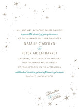 Float + Starry Wedding Invitations, by Float Paperie