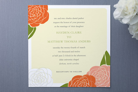 Garden of Joy Wedding Invitations