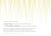 Goldshine Wedding Invitations, by Lisa Samartino