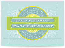 Vintage Ornament Wedding Invitations