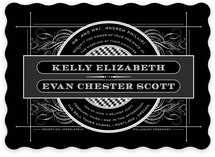 Vintage Ornament Wedding Invitations
