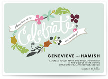 Celebrate Florals Wedding Invitations