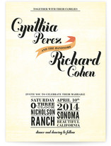 Vintage Ranch Wedding Invitations