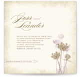 Rustic Queen Anne Wedding Invitations