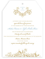Victorian Vine Monogram Wedding Invitations