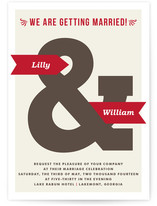 And Now... Wedding Invitations