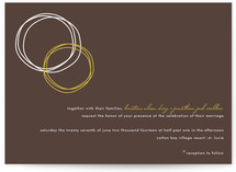 Circles Wedding Invitations
