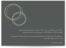 Circles Wedding Invitations