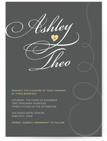 Sweet Swirls Wedding Invitations