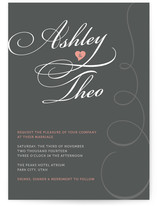 Sweet Swirls Wedding Invitations