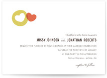 Missing Piece Wedding Invitations