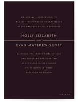 The Threshold Wedding Invitations