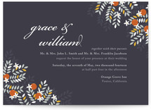Orange Blossoms Wedding Invitations
