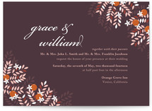 Orange Blossoms Wedding Invitations