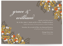 Orange Blossoms Wedding Invitations