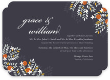 Orange Blossoms Wedding Invitations