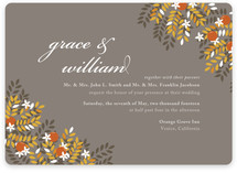 Orange Blossoms Wedding Invitations