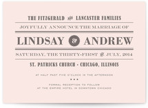 Front Page News Wedding Invitations