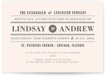 Front Page News Wedding Invitations