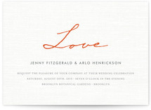 Simply in Love Wedding Invitations