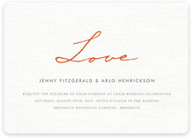 Simply in Love Wedding Invitations