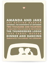 just married Wedding Invitations