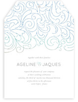 Ocean Flourish Wedding Invitations