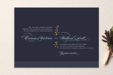 Ce Soir Wedding Invitations