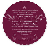 Ornate Love Wedding Invitations