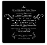 Ornate Love Wedding Invitations