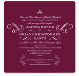 Ornate Love Wedding Invitations