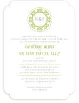 Modern Celtic Knot Wedding Invitations