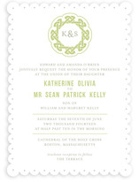 Modern Celtic Knot Wedding Invitations