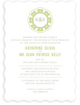 Modern Celtic Knot Wedding Invitations