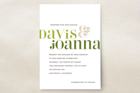 Love Lettered Wedding Invitations