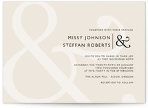 Ampersand Wedding Invitations