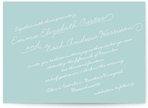 Calligraphy Wedding Invitations