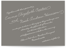 Calligraphy Wedding Invitations